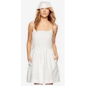NWT GAP White tie strap dress
